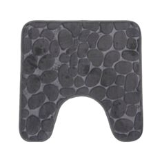 Килимок Trento Coral Velvet Ground U shape сірий - фото