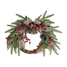 Вінок новорічний BonaDi 879-211 50 см - фото