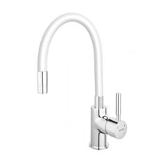 Смеситель для кухни Ferro Zumba BZA4W белый - фото