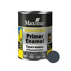 Грунт-эмаль быстросохнущая Maxima графит мат 0,75 кг - фото