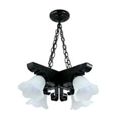 Люстра Sirius S 7125/4 чорна - фото