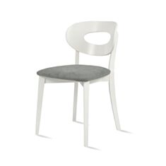 Стілець обідній дерев'яний Меблі Тиса Лука Жасмін 80 білий - фото