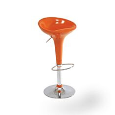 Стілець барний металевий A-148 Krokus помаранчевий - фото