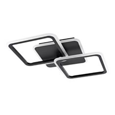 Люстра світлодіодна Esllse Moka 922886 3S 62 Вт чорна - фото