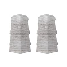 Кут зовнішній для плінтуса Arbiton Indo70 131 дуб філадельфія 2 шт - фото