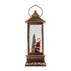Новорічний ліхтар Санта Клаус Elisey 9152-001 30 см  - фото