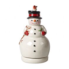 Музыкальная фигурка Снеговик Villeroy & Boch Nostalgic Meloy 15 см 1486406303 - фото