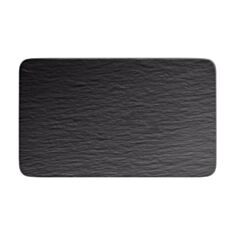 Блюдо Villeroy & Boch Manufacture Rock Black/Gray 1042392772 28*17 см - фото