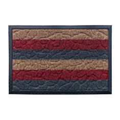 Килимок Dariana Grass 40*60 см жовта смужка комбі червоний - фото