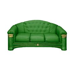 Диван Lucy 3p зеленый - фото