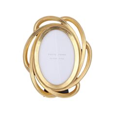 Фоторамка овальна BonaDi 431-003 10*15 см золото - фото