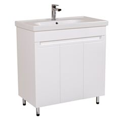 Тумба Aqua Rodos Омега 80см с умывальником Комо - фото