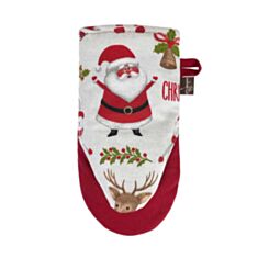 Рукавица кухонная Прованс Веселый Санта - фото