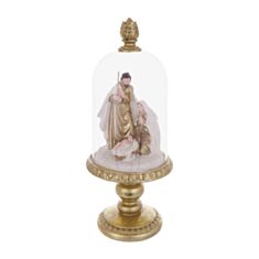 Вертеп под стеклянным колпаком BonaDi 837-220 35 см - фото