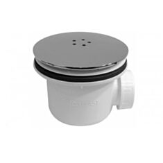 Сифон для піддона Alcaplast метал LUX A49K d90 - фото