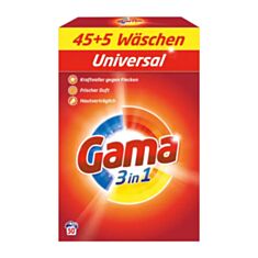 Пральний порошок Gama 3in1 Universal 3 кг - фото