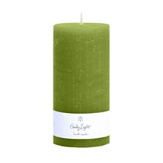 Свеча цилиндр раскрывается Candy Light CL С07*20/1-6.3 зеленая - фото