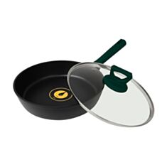 Сковорідка з кришкою Ringel Herbal RG-1101-24/h/L 24 см - фото