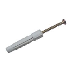 Дюбель всесторонній Wkret-Met 6 мм з шурупом 3,5*60 мм 100 шт - фото