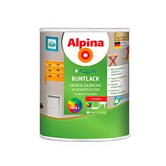 Емаль акрилова Alpina Aqua Buntlack GL глянцева B1 0,75 л - фото