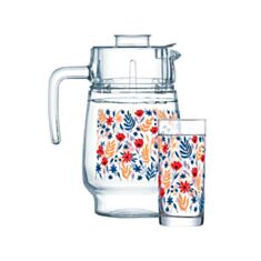 Набір для води Luminarc Amsterdam Spring Fiesta P4818 7 пр - фото