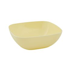 Тарілка глибока Алеана 15*15*5,5 см жовта - фото