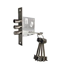 Замок врізний сувальдний Avers 10.01 нікель - фото