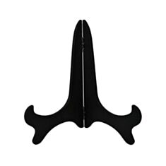 Подставка под тарелку Гулливер 194378 23 см пластиковая черная - фото