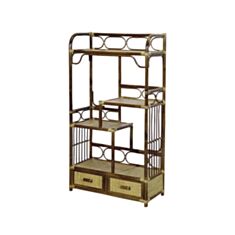 Етажерка 0918 Calamus Rotan олива - фото