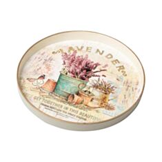 Піднос круглий 004T 33 см - фото