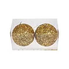 Набор елочных шаров BonaDi 182-254 2 шт 12 см - фото