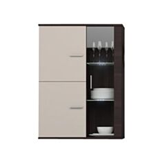 Шафа навісна з вітриною макиато ZN123.03R - фото