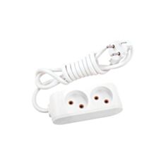 Подовжувач Viko Multi-let 90112205 2 гнізда 5 м без заземлення - фото