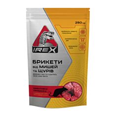 Брикети парафінові Irex від мишей та щурів - фото