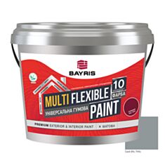 Фарба гумова універсальна Bayris Multi Flexible Paint Ral 7046 сіра 1 кг - фото