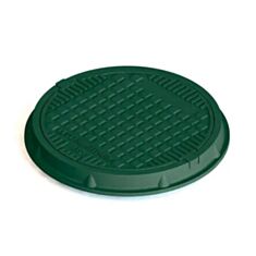 Люк каналізаційний Spark 30298-32 D750 DN540 легкий полімерпіщаний зелений - фото