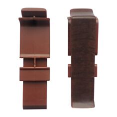 З’єднання для плінтуса Salag NG62 NG6F24 24 венге 2 шт - фото