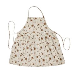 Фартук Прованс Хозяйка Цветы коричневый - фото