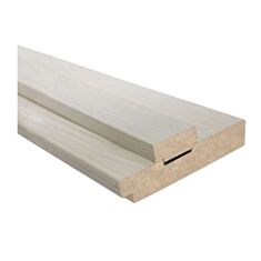 Дверна коробка Оміс комплект МДФ з ущільнювачем Cortex 80*34*2050мм дуб Bianco - фото