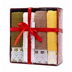 Рушник Romeo Soft Мереживо (4шт) 40*60 см - фото