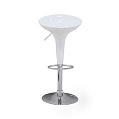 Стул барный металлический AS-101 белый - фото