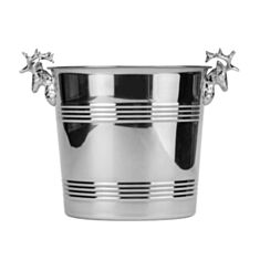 Ведро для шампанского Elisey Благородный олень 9123-003 серебряное - фото
