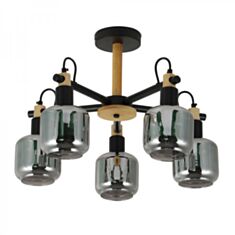 Люстра Ardero BL1450-1 E14 чорна - фото