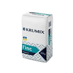 Гіпс будівельний Krumix КМ Г-5 Н-ІІ 20 кг - фото