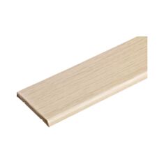 Лиштва Оміс ПВХ прямокутна 70*2200 мм дуб білений - фото