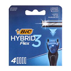 Касети Bic Flex Гібрид 3 леза 4 шт - фото