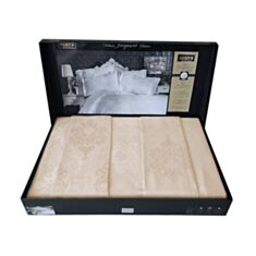 Комплект постільної білизни Mays жакард Brown 200*220 см - фото