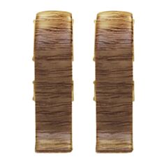 З’єднання для плінтуса Salag SG56 NG0E08 08 дуб темний 2 шт - фото