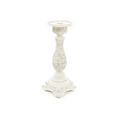 Підсвічник BonaDi 450-818 26 см білий антик - фото