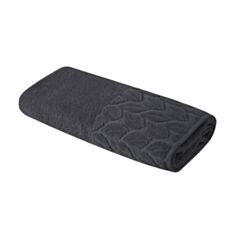 Рушник махровий Soho Leaves Graphite 70*140 см графіт - фото